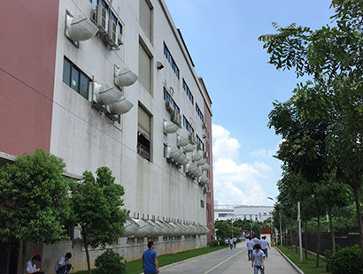 精密五金電子廠廣東長盈環(huán)?？照{(diào)安裝案例